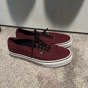 Maroon vans